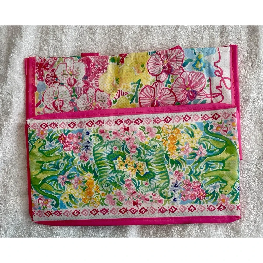 Huge Lot‎ 8 Lilly Pulitzer Rare SHOPPING Reusable GIFT BAG PINK Medium Large Box